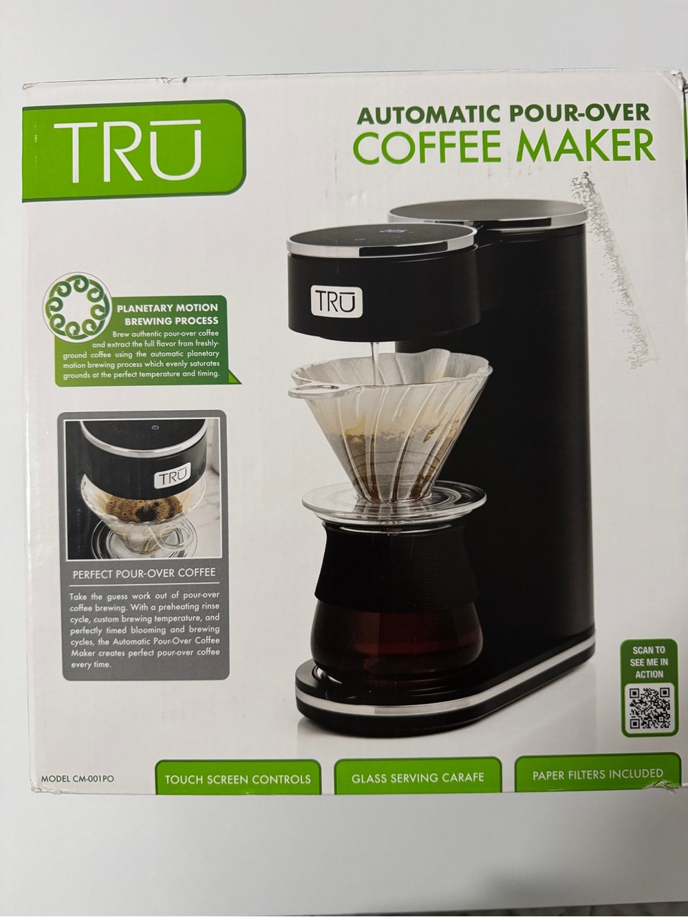 Automatic Pour-Over Coffee Maker - Black